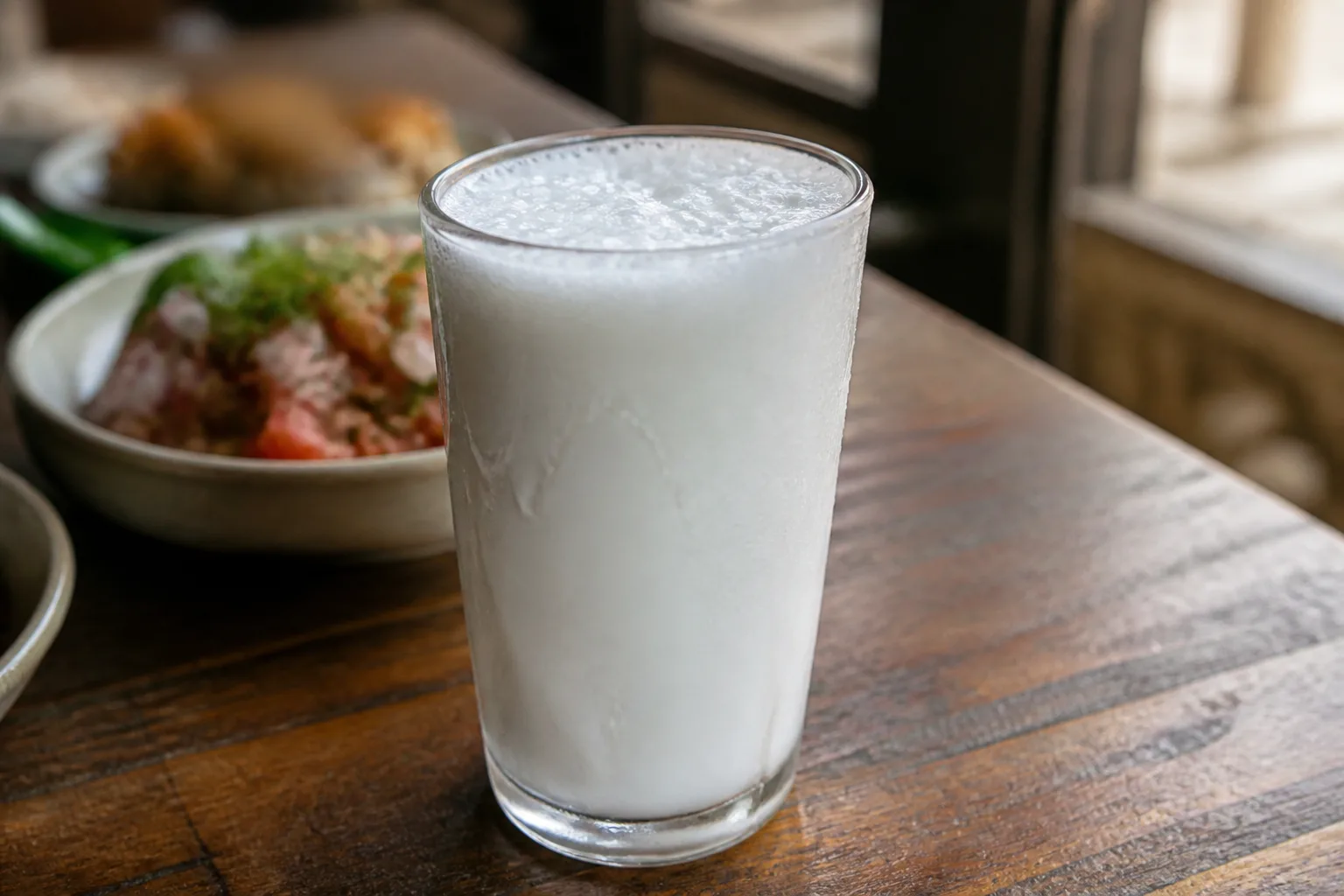 Ayran served at Zaytoon Mediterranean Grill in Centennial, Colorado