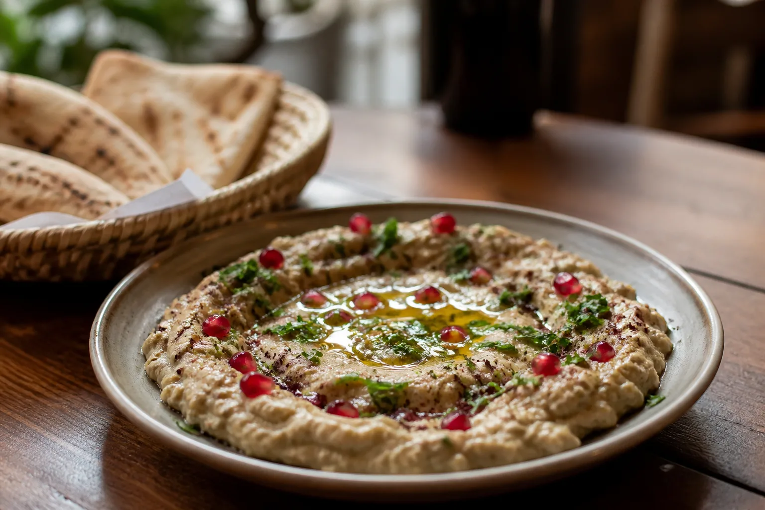 Baba ganoush served at Zaytoon Mediterranean Grill in Centennial, Colorado