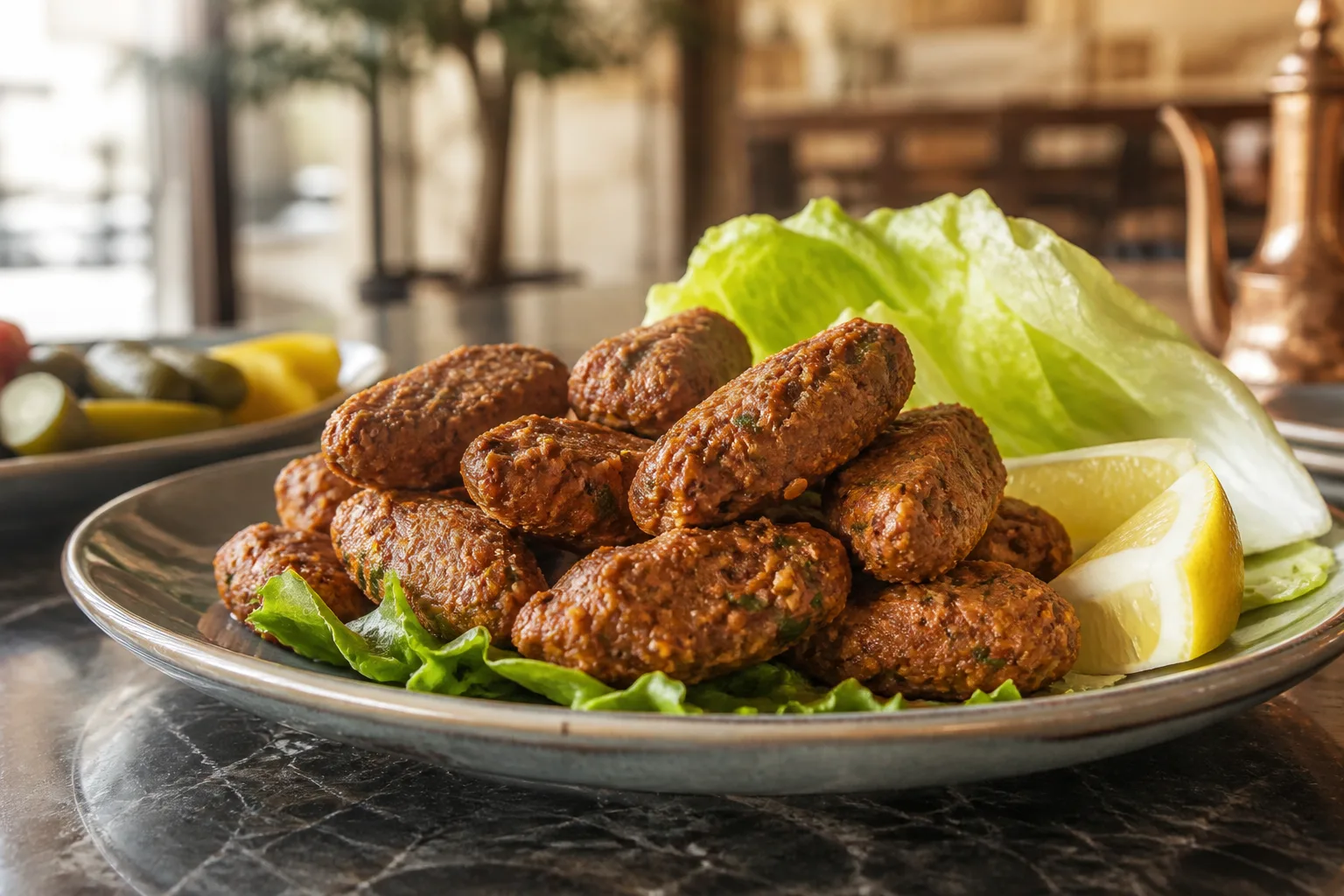 Turkish veggie balls served at Zaytoon Mediterranean Grill in Centennial, Colorado