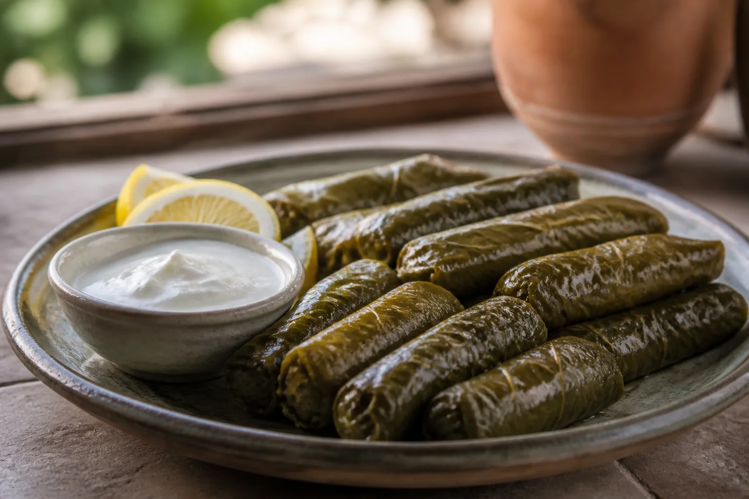 Dolma served at Zaytoon Mediterranean Grill in Centennial, Colorado