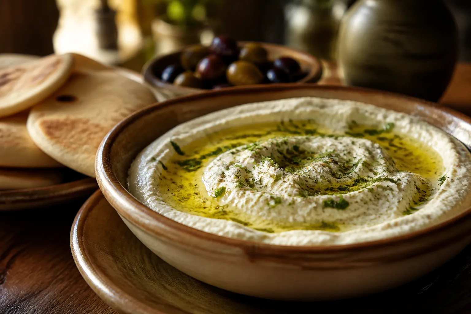 Garlic dip served at Zaytoon Mediterranean Grill in Centennial, Colorado