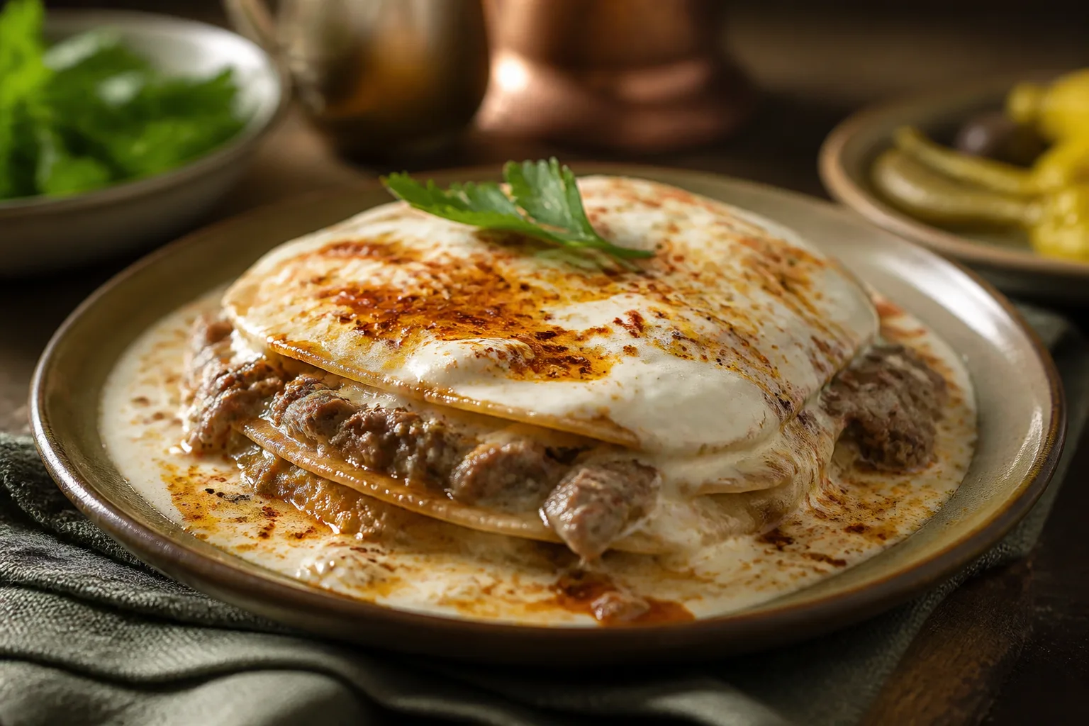 Yaglama served at Zaytoon Mediterranean Grill in Centennial, Colorado